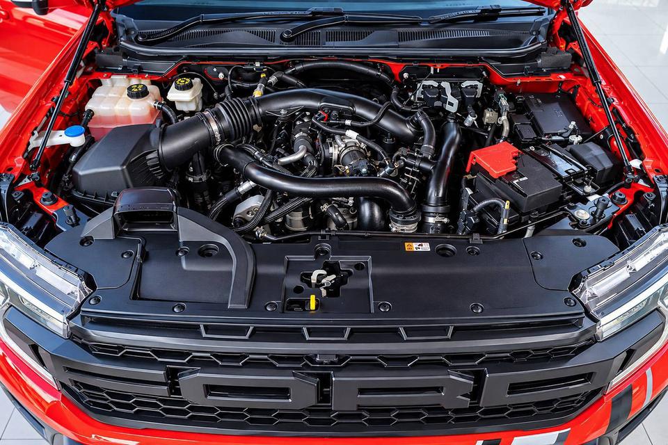 #FORD RANGER, 3.0 RAPTOR ECO BOOST 4WD ปี 2022 จด 2023 สีส้ม โฉม DOUBLE CABรถบ้าน มือเดียวป้ายแดง รูปที่ 15