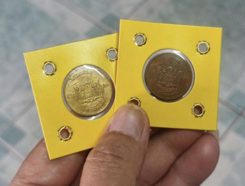 เหรียญกษาปณ์ตราแผ่นดิน ปี 2493 เหรียญตลก ผิดเนื้อ หายากมาก Rare item... รูปที่ 2