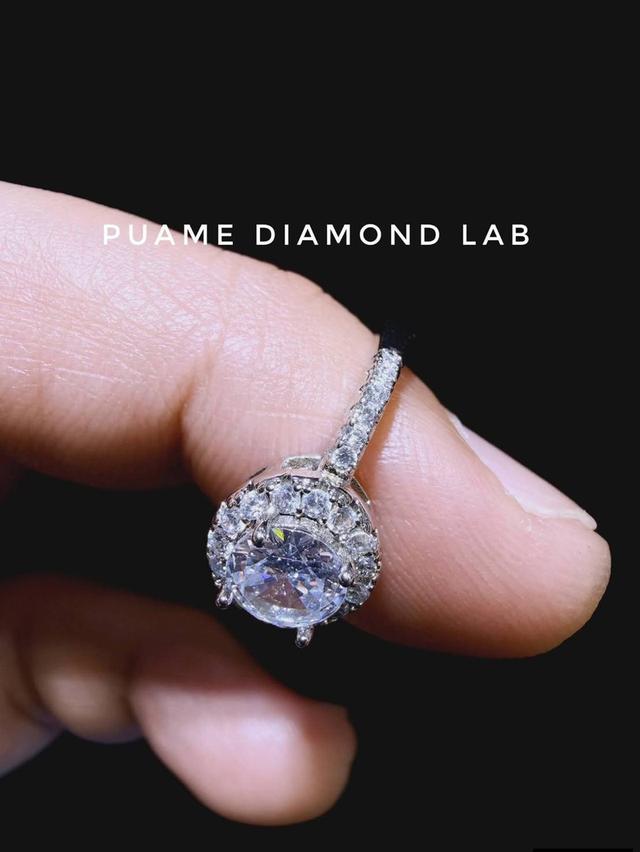 แหวนเพชรคู่ แหวนหมั้น แหวนคู่รัก ทำจากเพรชน้ำดี พร้อมใบรับประกันสินค้า ต้องปูอามี่เท่านั้นที่ปุอามี่ Diamond Lap Rama2 (095-8894732) รูปที่ 2