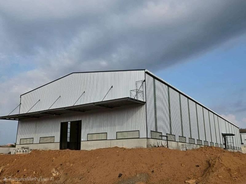 #ให้เช่าโกดังโรงงานตำบลมะขามคู่ อำเภอนิคมพัฒนา จ.ระยอง ขนาด 2880ตร.ม. สีม่วง ขนาดกว้างxยาว 96x30 เมตร รถใหญ่เข้าออกสะดวก มีใบ BOI ประกอบธุรกิจพลาสติก 4