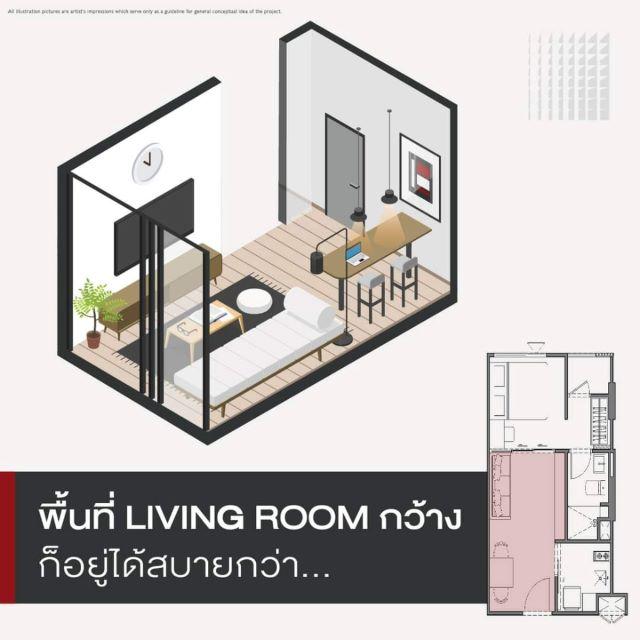 CM04402 ขายดาวน์ คอนโด แชปเตอร์วัน มอร์ เกษตร Chapter One More Kaset คอนโดพร้อมอยู่เดือนมีนาคม ปี 2569 ซอยพหลโยธิน 40 แยก 1 4