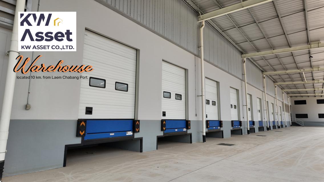 ให้เช่าโกดัง จำนวนมาก คลังสินค้า NEW! ใกล้ท่าเรือแหลมฉบัง 10 km. 2