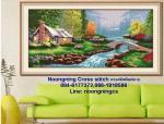 ร้าน Noongning Cross stitch ครอสติสพิมพ์ลาย จำหน่ายอุปกรณ์ครอสติส ภาพติดเพชร2 5