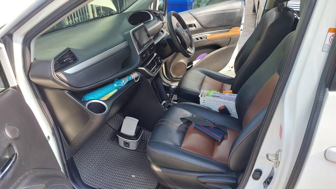 รถ Toyota Sianta V 2019 มือเดียว เข้าศูนย์เช็คระยะตลอด ไม่เคยชนหนัก ไมล์ 106,xxxx ประตูไฟฟ้า สีขาว รูปที่ 12