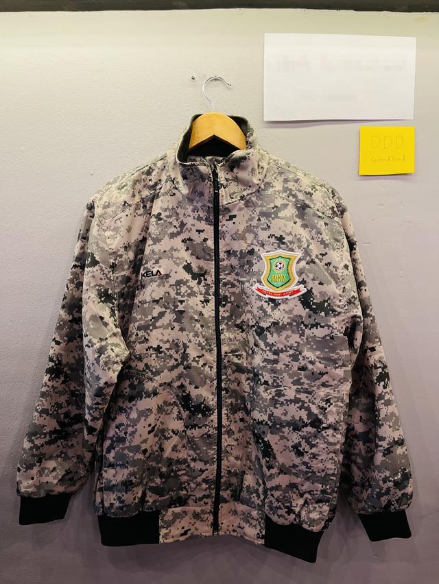 Jacket สโมสร Army United ลาย Digital ของแท้ Size L 23x27 ส่งฟรี