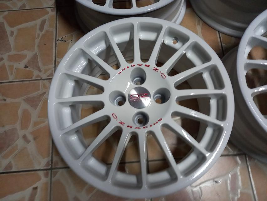 FOR SALE ! ล้อแท้  แค่ 12,500 บาท  - OZ RACING SUPERTURISMO WRC - 16x7 - ET37 - 4x100 - Made In Italy 🇮🇹 - โทร 0850227371 รูปที่ 3