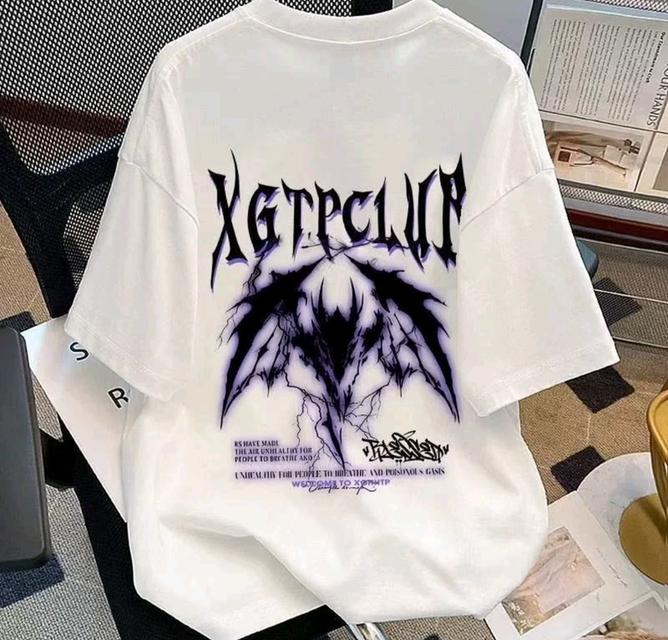 ยืดพิมพ์ตัวอักษรลายทอเมริกัน มาสำหรับผู้ชาย-ผู้หญิงใส่ช่วงฤดูร้อน