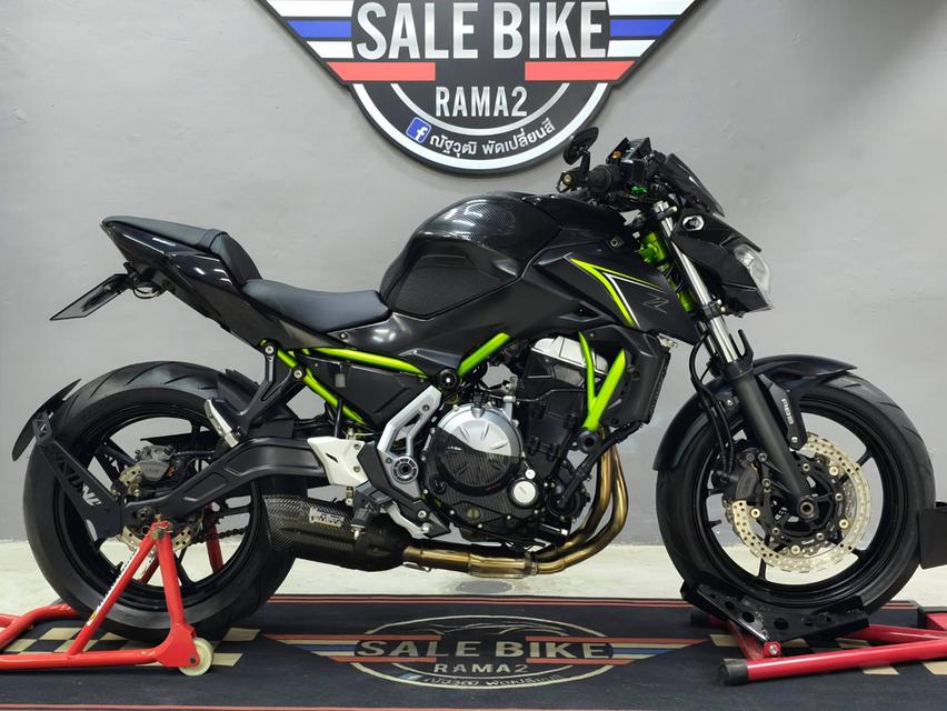 Kawasaki Z650 ปี 2018 abs  ออกรถ 0 บาท  ไม่ต้องใช้เงินดาวน์