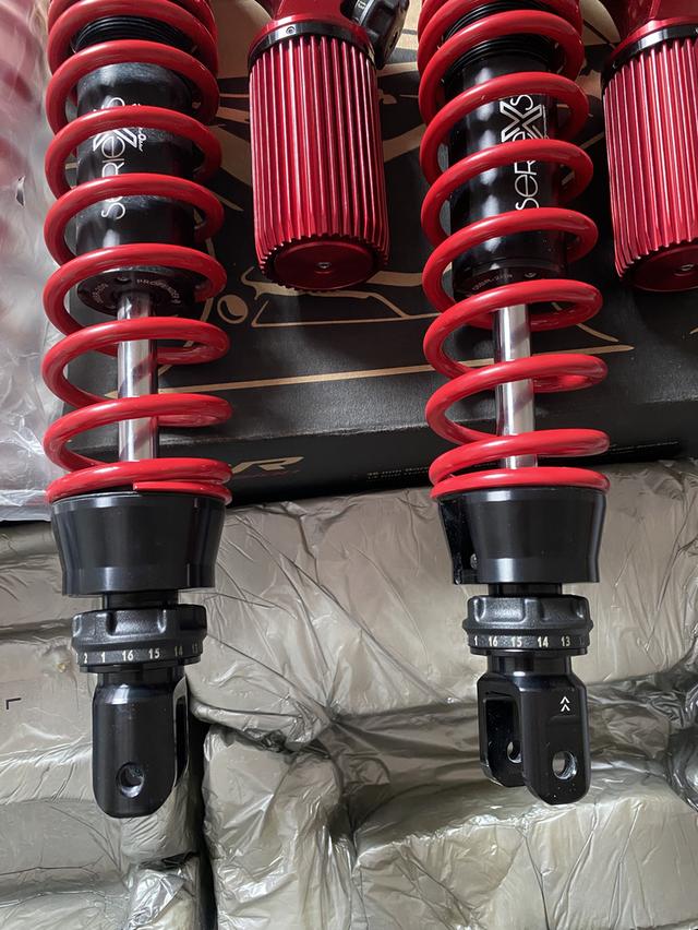 โช๊ค profender x pcx160 สูง365 สีแดงครบกล่อง รูปที่ 10