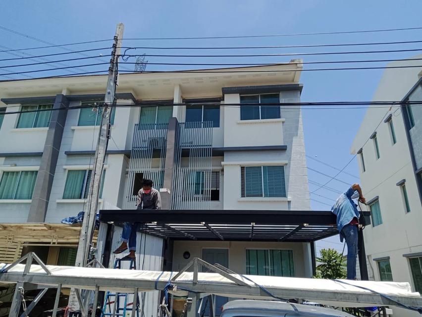 รับเหมา ต่อเติม โครงหลังคา กันสาด ห้องครัว เทพื้น ปูกระเบื้องครบวงจร 0950920028 รูปที่ 16