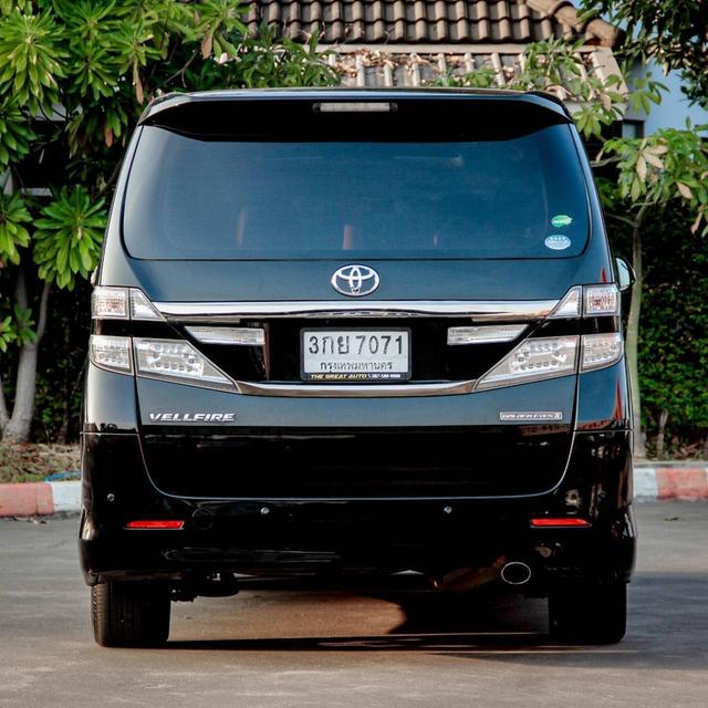 Toyota Vellfire 2.4 Golden Eyes II Wagon ปี 2014 โฉม ปี 08-14 สีดำ AUTO เบนซิน ไมล์เพียง 263,139 km.  6