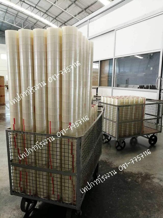 โรงงานขายเทปปิดกล่อง38ไมครอน เทปปิดกล่องบักเทป 081-7757116