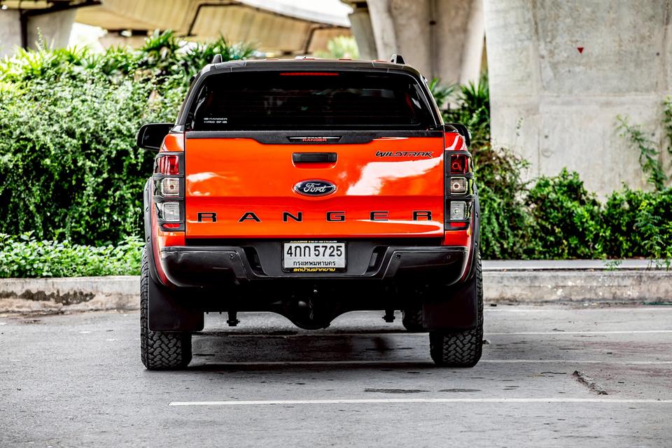 Ford Ranger 2.2 Wildtrak Hi-Lander Double Cab เกียร์ AT ปี 2015 สีส้ม มือเดียวป้ายแดง 7