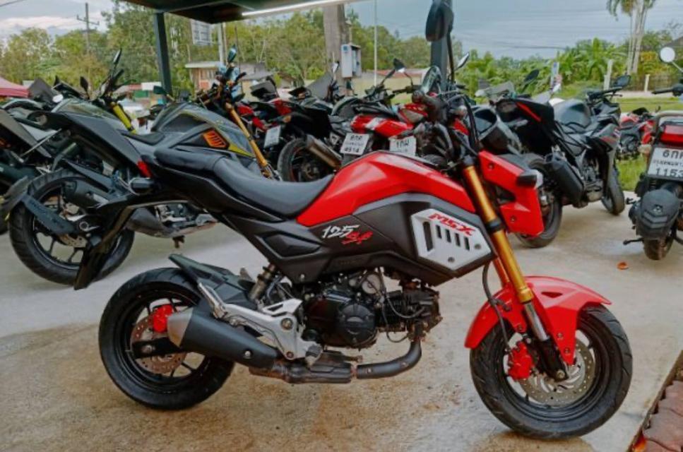 Honda MSX125 SF สีแดง / ดำ 3