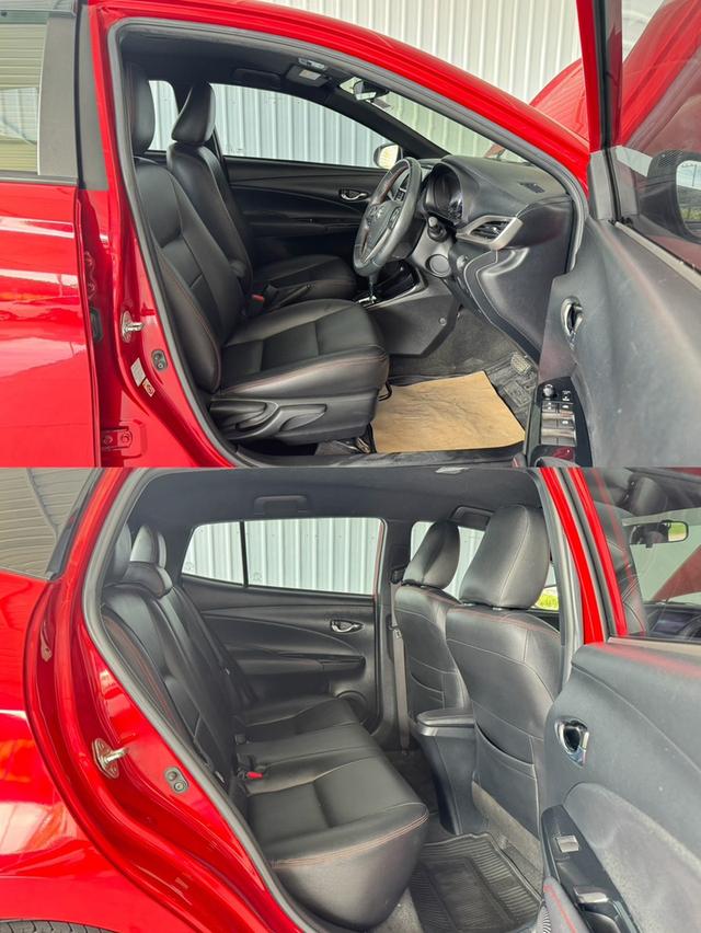 รถบ้าน สีแดงตัวท๊อป Toyota Yaris 1.2G เครดิตดีฟรีดาวน์ได้ รูปที่ 8