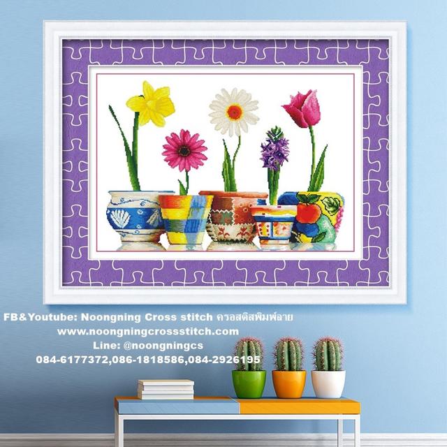 ร้าน Noongning Cross stitch ครอสติสพิมพ์ลาย จำหน่ายอุปกรณ์ครอสติส ภาพติดเพชร884 1