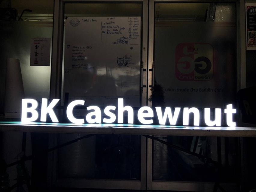 ป้ายตัวอักษรไฟออกหน้า-หลัง,ป้ายหน้าร้าน,ป้ายไฟ,ตัวอักษรไฟ รูปที่ 6