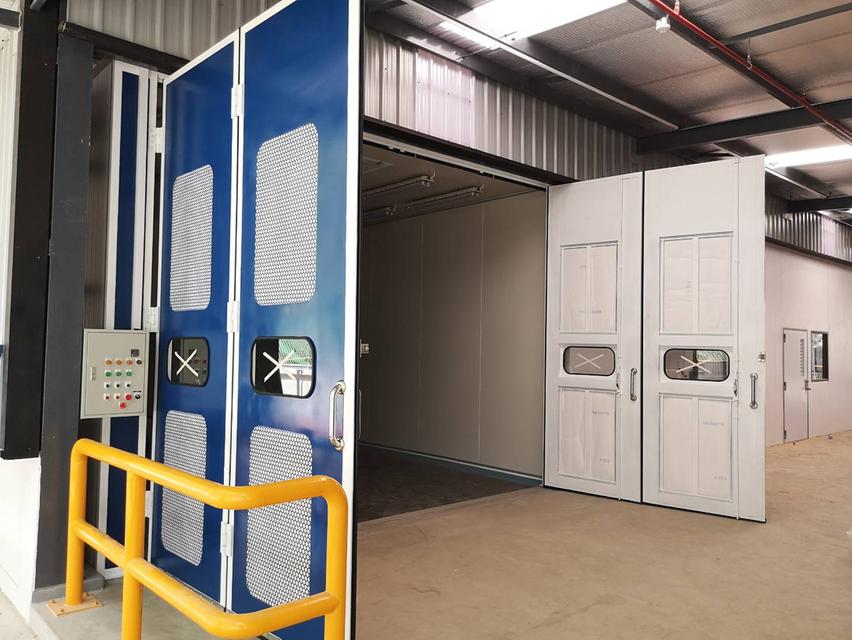 รับออกแบบ ขาย ห้องพ่นสีรถพ่วง ห้องพ่นสีรถบรรทุก ห้องพ่นสีเฟอร์นิเจอร์ บูธพ่นสีม่านน้ำ พร้อมงานเซ็นแบบสิ่งแวดล้อม รูปที่ 19