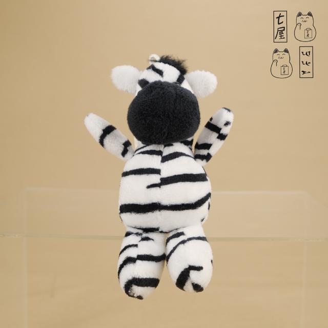 พวงกุญแจ ตุ๊กตา ม้าลาย・แฟนซี・น่ารัก 🖤 Standing Cute Zebra・Mascot・Keychain 12 cm ~ Unknow Brand ~ Fancy Wild Animal Plush 🤍