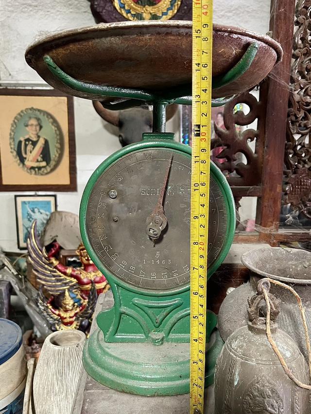 ตาชั่งโบราณ ขนาดชั่ง30กิโล กิโลโบราณ หน้าปัดทองเหลือง