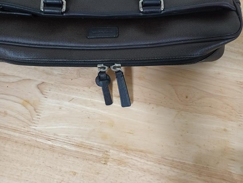 กระเป๋า Coach Briefcase สีน้ำตาล แท้ รูปที่ 7