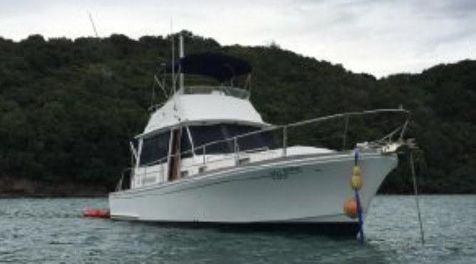 ขายเรือตกปลา FISHING YACHT GRAND BANKS 43 Feet- 2 BEDROOMS- 750 HP CAT 3