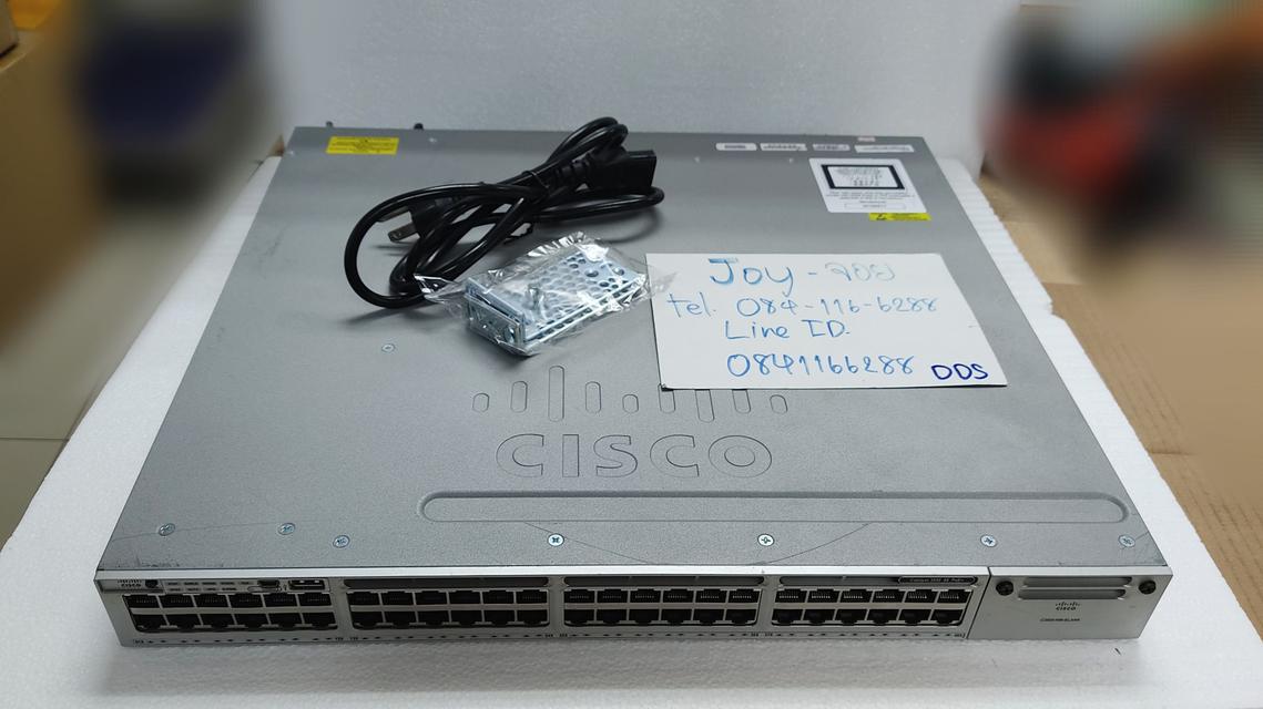 Cisco WS-C3850-48P-L มือสอง ทดสอบแล้ว ประกัน 1 ปี จากผู้ขาย