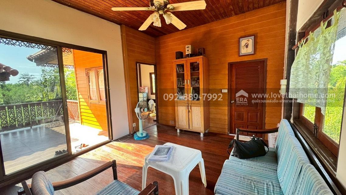 ขายที่ดินพร้อมบ้านทรงไทย ถนนบ้านแพ้ว สมุทรสาคร พื้นที่ 360.6 ตรว. ใกล้บิ๊กซ้ง บ้านแพ้ว 6