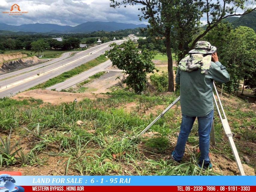 ขายที่ดินสวยเนินดอย พื้นที่ 6-1-95 ไร่ วิวภูเขา 360° ติดถนนบายพาสตะวันออก ฮ่องฮ้อ อ.เมืองเชียงราย 15