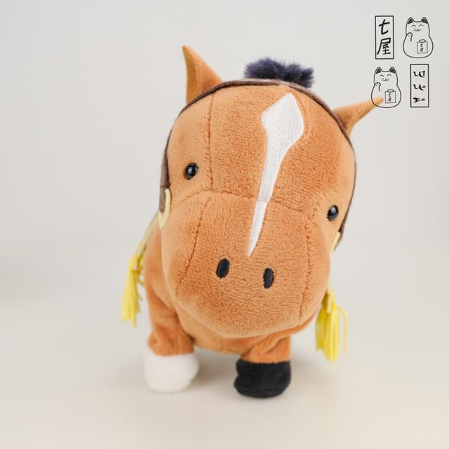 ตุ๊กตา ต้าวอ้วน。ม้าแข่ง・No.4・ Tokai Teio・เดินได้ =͟͟͞🏇 Moving~Walking Plush・Standard 18 cm ✅ SK Japan・Thoroughbred Collection~Tokotoko Gimmick ❄️✨ รูปที่ 2