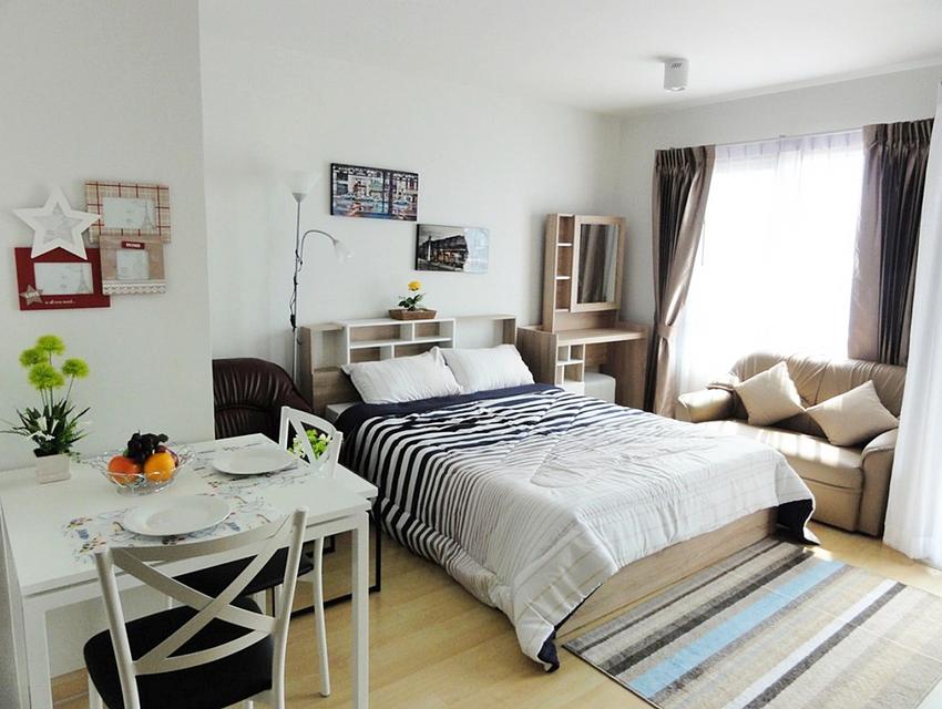 คอนโด ไอริส แอเวนิว อ่อนนุช-วงแหวน ใกล้ Airport Link ลาดกระบัง 28.1 ตารางเมตร แบบสตูดิโอ ตกแต่งครบ