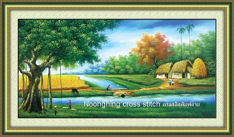 ร้าน Noongning Cross stitch ครอสติสพิมพ์ลาย จำหน่ายอุปกรณ์ครอสติส ภาพติดเพชร1788 6