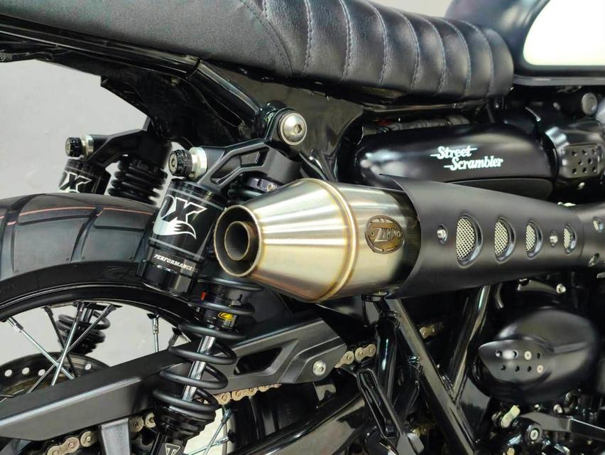ออกถ 0 บาท Triumph Street Scrambler 900 ปี 2018 abs 🇬🇧 รถมือเดียว ของแต่งหลักแสน รูปที่ 5
