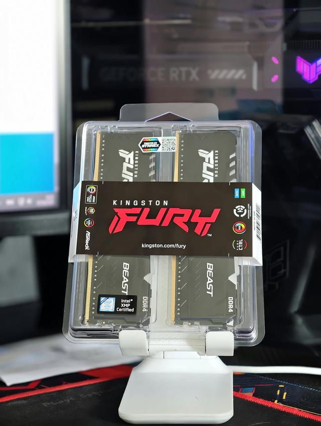 🔥 [ของใหม่ มือ 1] RAM KINGSTON FURY BEAST RGB DDR4 Bus 3200 (16GB Kit 8GBx2) 🔥 รูปที่ 2