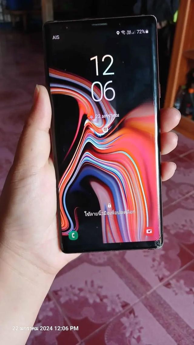 โทรศัพท์สวยๆราคาดี Samsung Galaxy Note 9