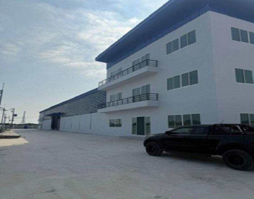 ให้เช่าโกดังพร้อมสำนักงาน 3 ชั้น สร้างใหม่ / พื้นที่ใช้สอยรวม 1448 ตารางเมตร / ทำเล โคกขาม สมุทรสาคร / ใกล้ การไฟฟ้า โคกขาม 1