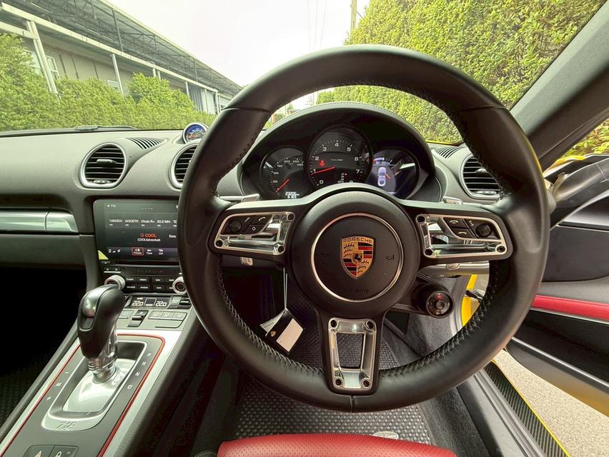 Porsche 718 Cayman สีขาว Warp เหลือง ปี 2018 จด 2019 ประวัติเข้าศูนย์ชัดเจน 10