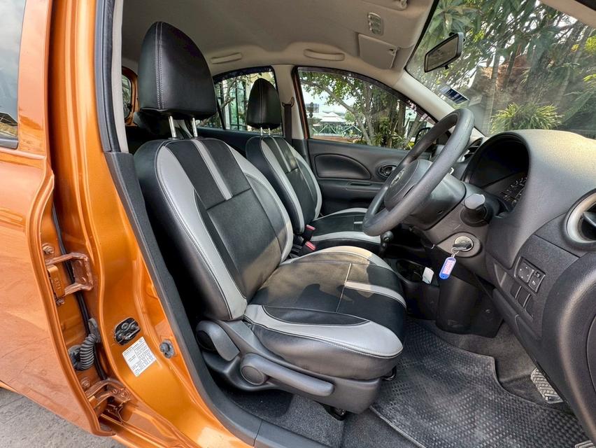 Nissan March 1.2E ปี2013 AT สีส้ม รูปที่ 10