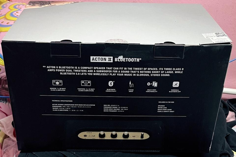 ลำโพงบลูทูธ Marshall Acton II Black รูปที่ 2