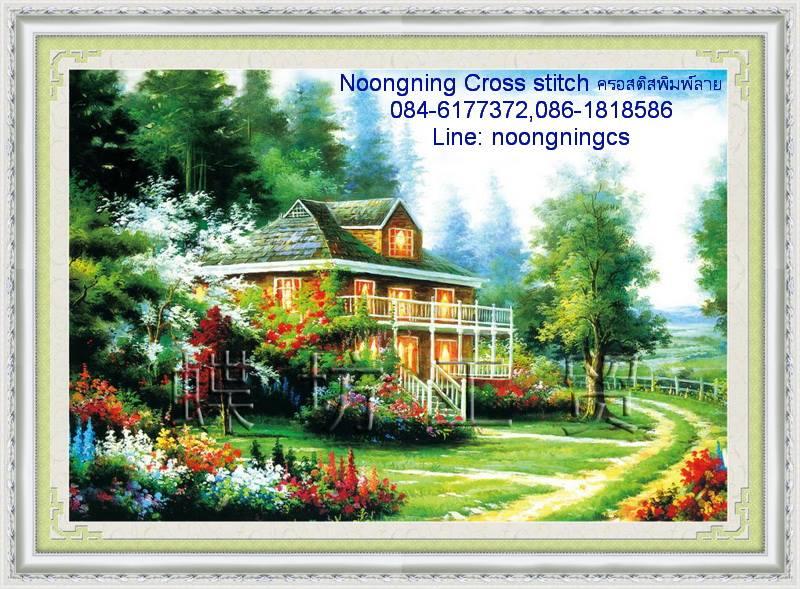 ร้าน Noongning Cross stitch ครอสติสพิมพ์ลาย จำหน่ายอุปกรณ์ครอสติส ภาพติดเพชร1642 6