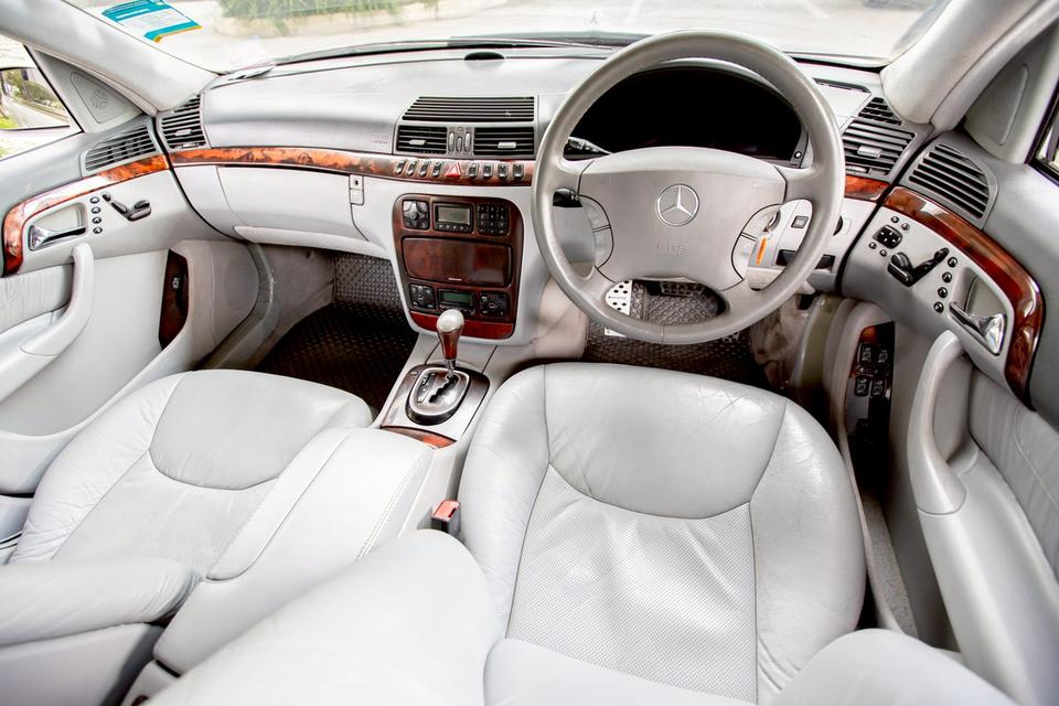 Benz S280 ปี 2001 สีเทา สวยสภาพดี  12