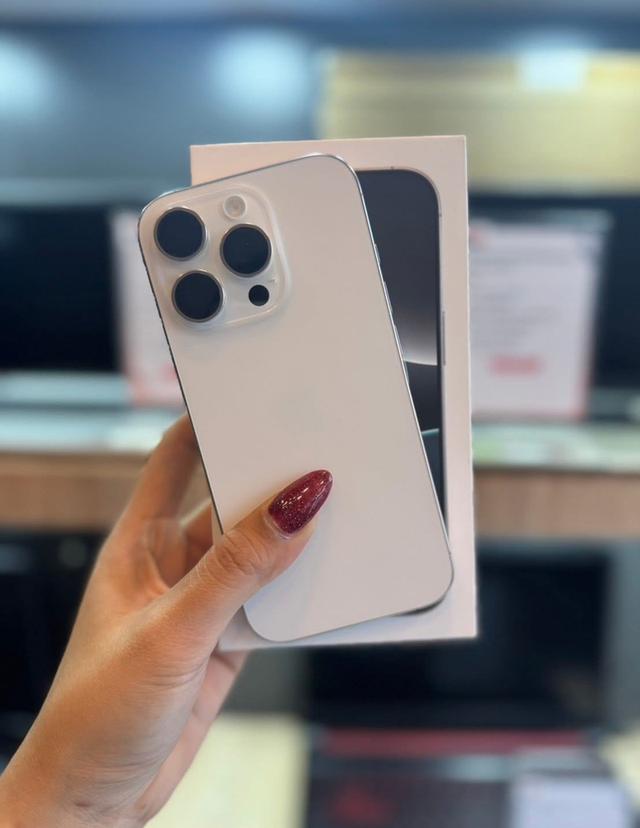 iPhone 16 Pro 128GB สี White Titanium มือสอง