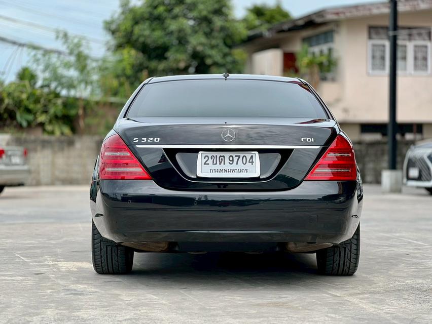ปี 2009 BENZ S-CLASS, S320 CDI โฉม W221 ปี06-13 สีดำ เกียร์ออโต้ เครื่องยนต์ดีเซล