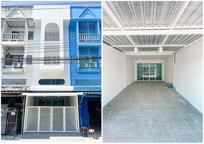 B-017 : ตึกแถว 3.5 ชั้น 19 ตร.วา ม.พิมลราช 1 ถ.บ้านกล้วย-ไทรน้อย บางบัวทอง Renovate ใหม่ทั้งหลัง 3