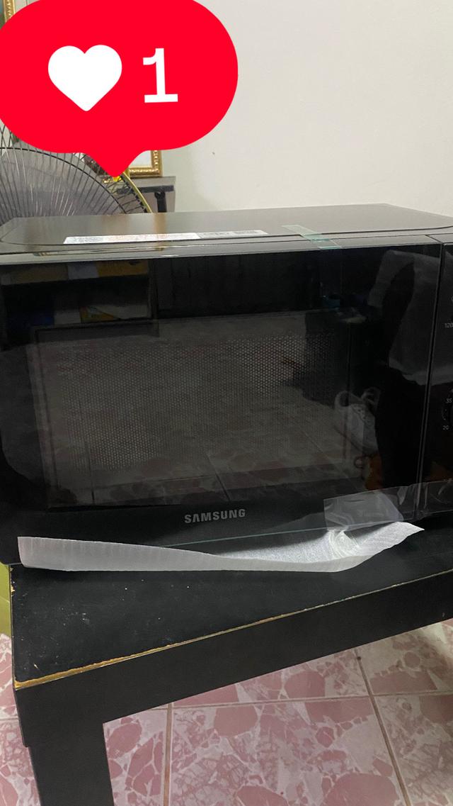 SAMSUNG ไมโครเวฟ รุ่น MS20A3010AL/ST กำลังไฟ 700 วัตต์ 20 ลิตร สีดำ FullGlass Door MS20A3010AL
