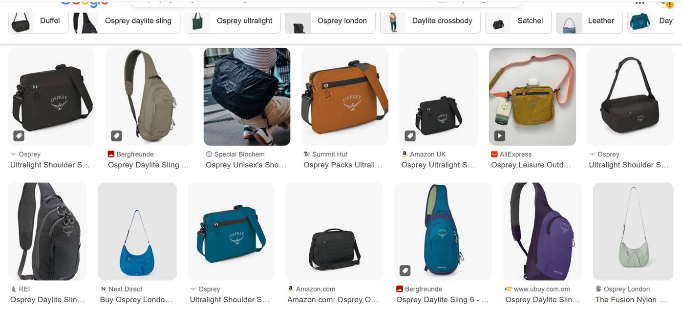 Ospery Lightweight Sling Bag 17