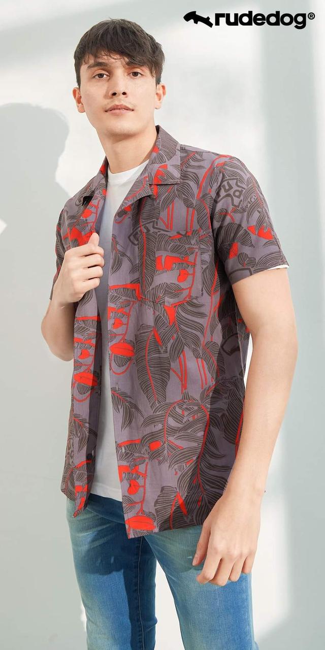 เสื้อฮาวาย แบรนด์ Rudedog size Sชาย