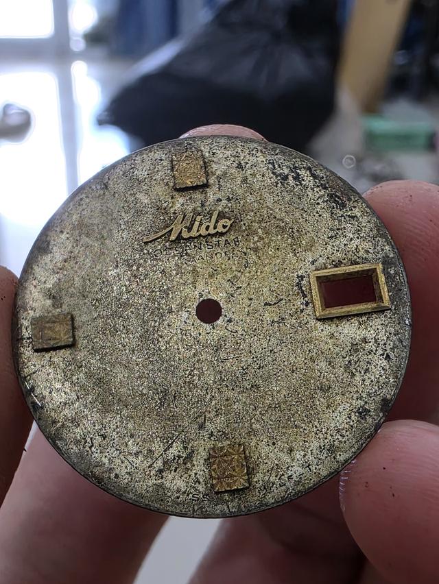 A.อะไหล่ หน้าปัด นาฬิกา  MIDO มิโด้ WATCH FACE ของเก่าเก็บ สวยหายากรุ่นเก่า ขายตามสภาพ พร้อมส่ง