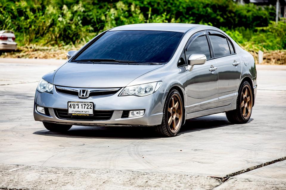 Honda Civic Fd 2.0EL K20 เดิมโรงงาน สีเทา ปี 2007 รถสวย เนียนๆคลีนๆ