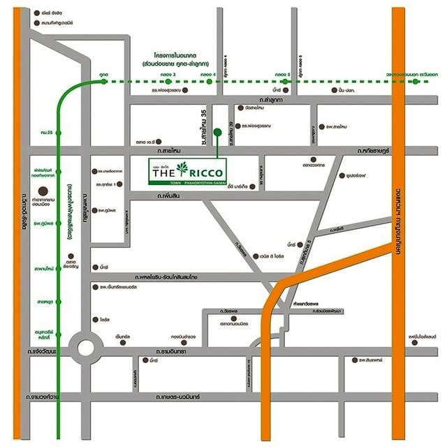 ขายถูก2.79ล้าน ทาวน์โฮม23.5ตรว. หลังริม  ม.เดอะ ริคโค้ ทาวน์ พหลโยธิน-สายไหม สวยพร้อมอยู่ จัดกู้ฟรี 15